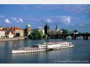 Sightseeing cruise on the Vltava river