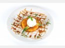 Baked Pineapple with Mint Sugar and Coconut Ice Cream
