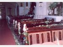 Flower decoration in Church in Uhrineves